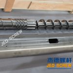 杰德 出口越南的單排氣造粒機(jī)螺桿機(jī)筒 技術(shù)精湛 塑化優(yōu)良-舟山市杰德機(jī)械有限公司，擠出機(jī)螺桿，注塑機(jī)螺桿，舟山螺桿，螺桿廠